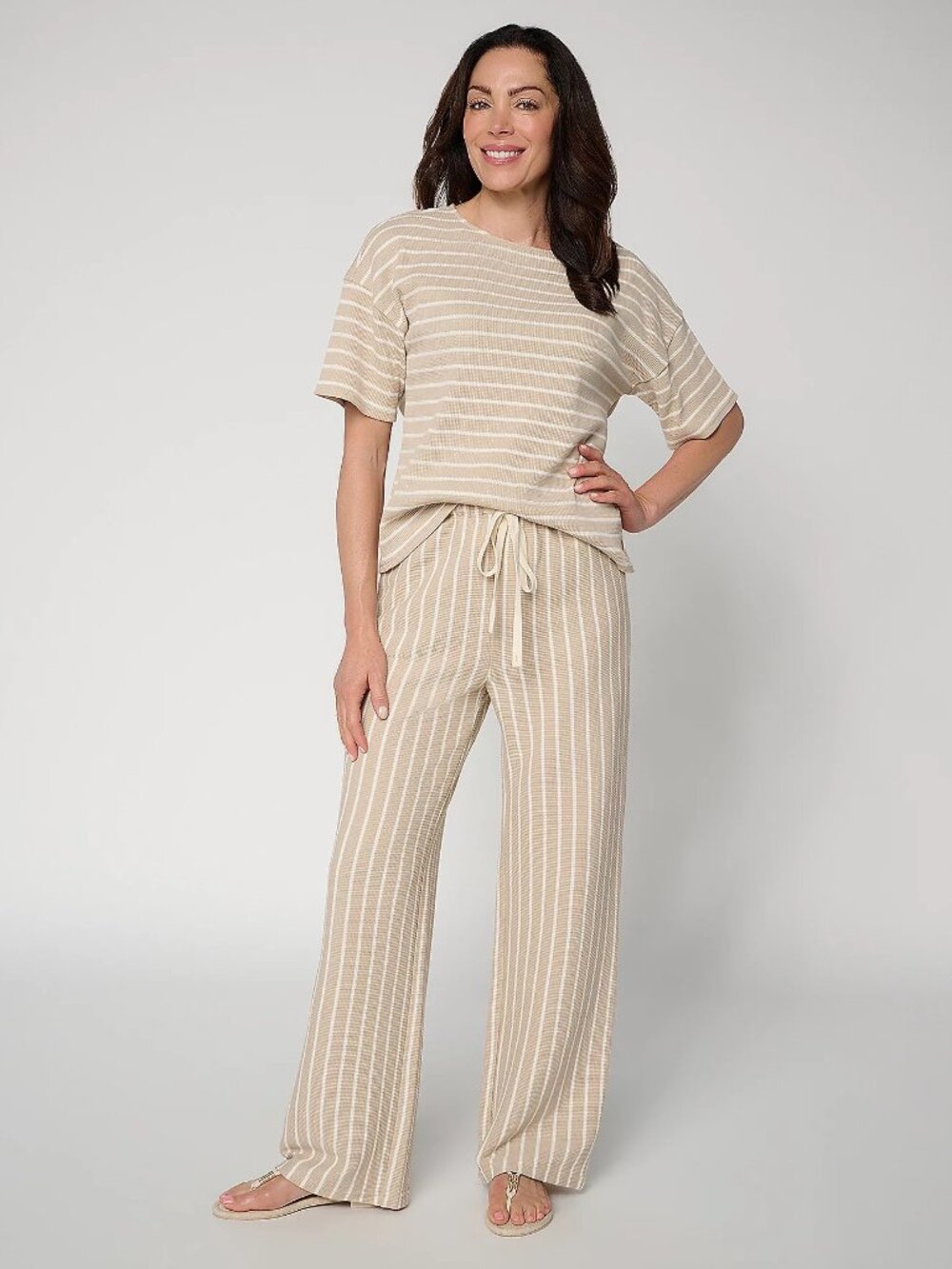 NEW Peace Love World Honeycomb Knit Top and Pant Set 2XL-TALL